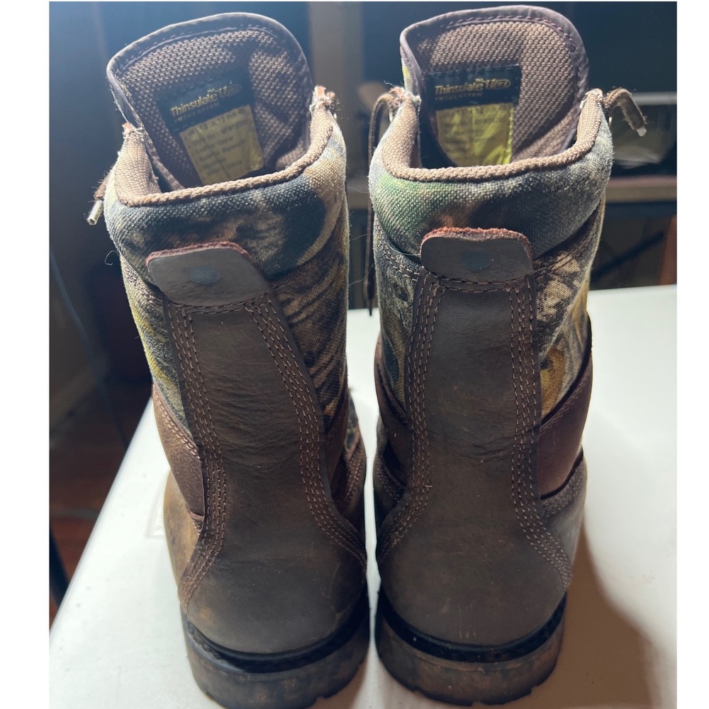 Field & Stream Mens Camo Leather Hunting Boots GORE-TEX Thinsulate MFW08283 13 - Picture 4 of 11